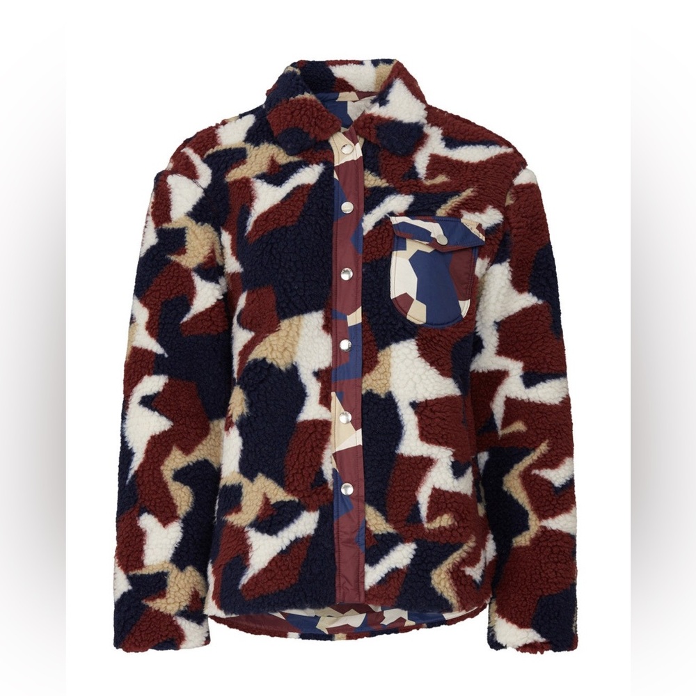 Rag & Bone Elliot Sherpa Shirt Jacket in Size XS